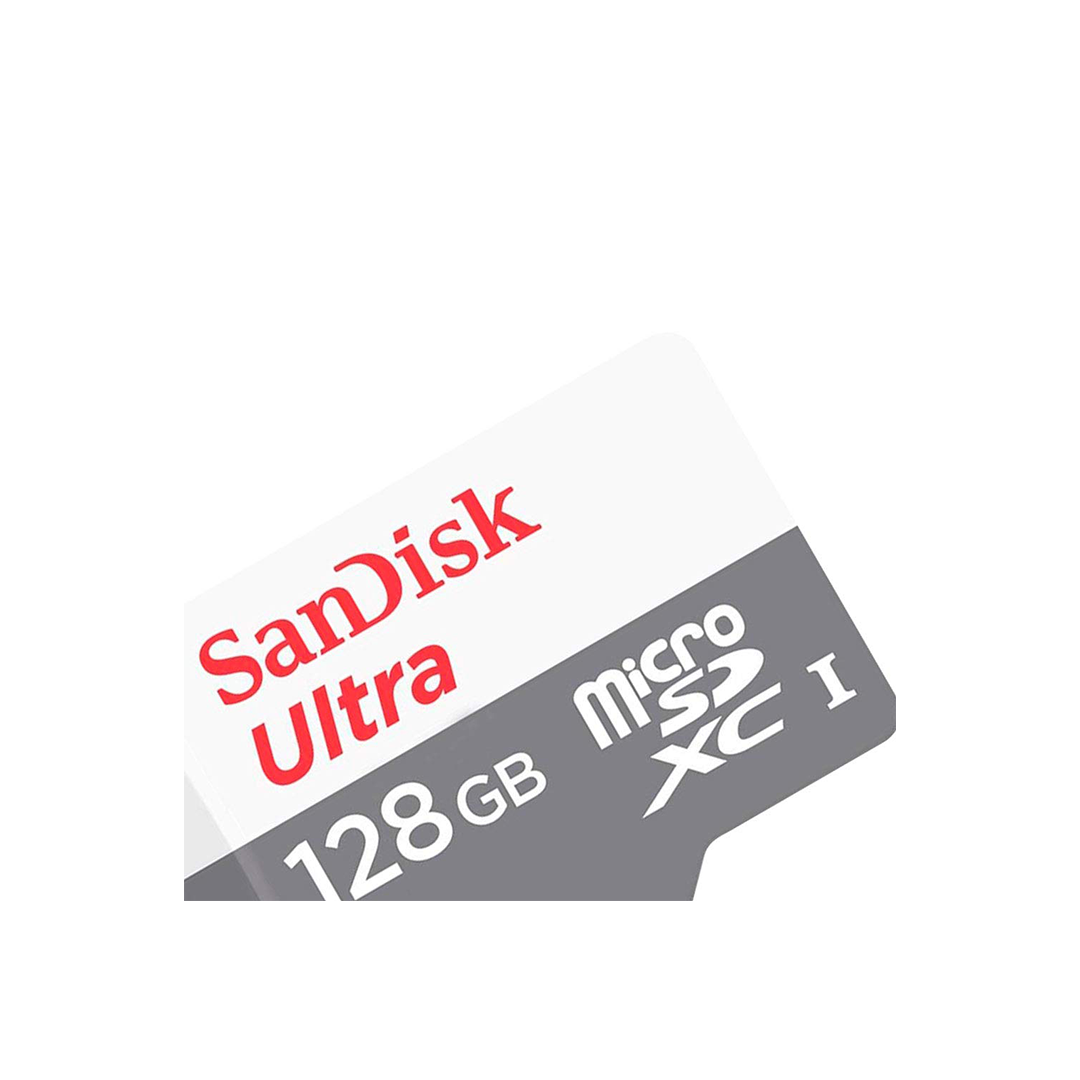 بطاقة سانديسك الترا 128 جيجابايت 100 ميجابايت/ثانية UHS-I فئة 10 microSDXC - SDSQUNR-128G-GN6MN بطاقة سانديسك الترا 128 جيجابايت 100 ميجابايت/ثانية UHS-I فئة 10 microSDXC - SDSQUNR-128G-GN6MN